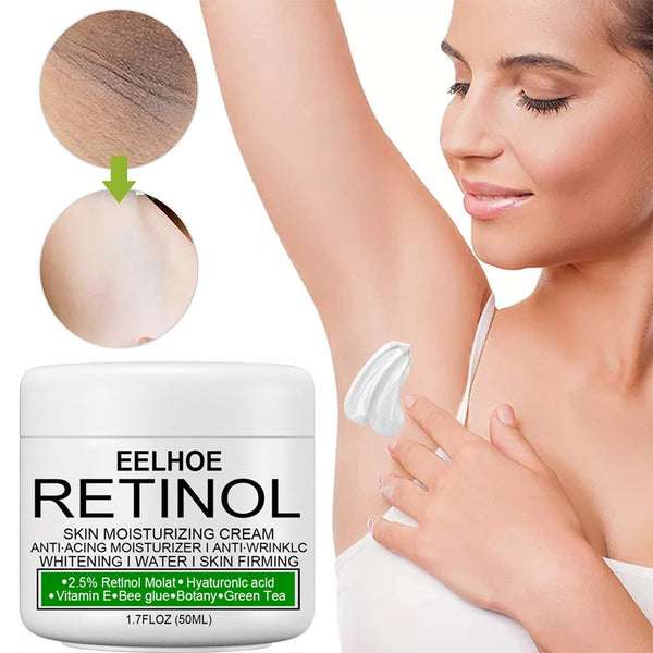 EELHOE RETINOL - O Creme hidratante mais potente da biologia devido à sua capacidade de absorção, biocompatível altamente hidratante e nutritivo capaz de renovar a pele, tem benefícios como renovação celular, clareamento de manchas e firmeza da pele.